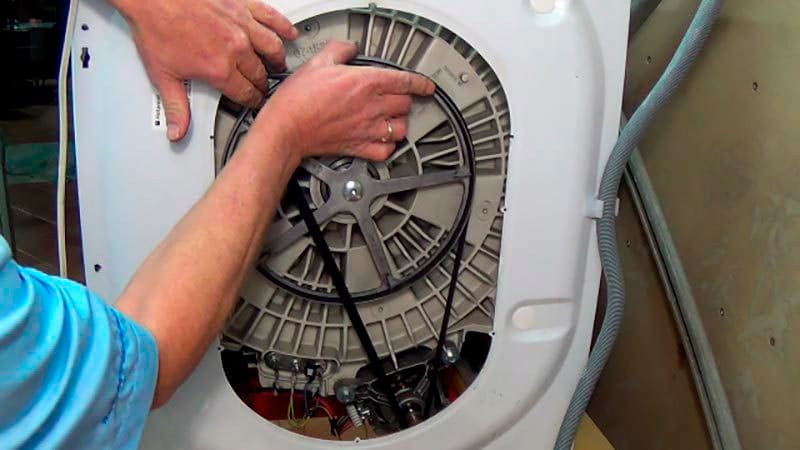 Замена ремня привода стиральной машины Горенье